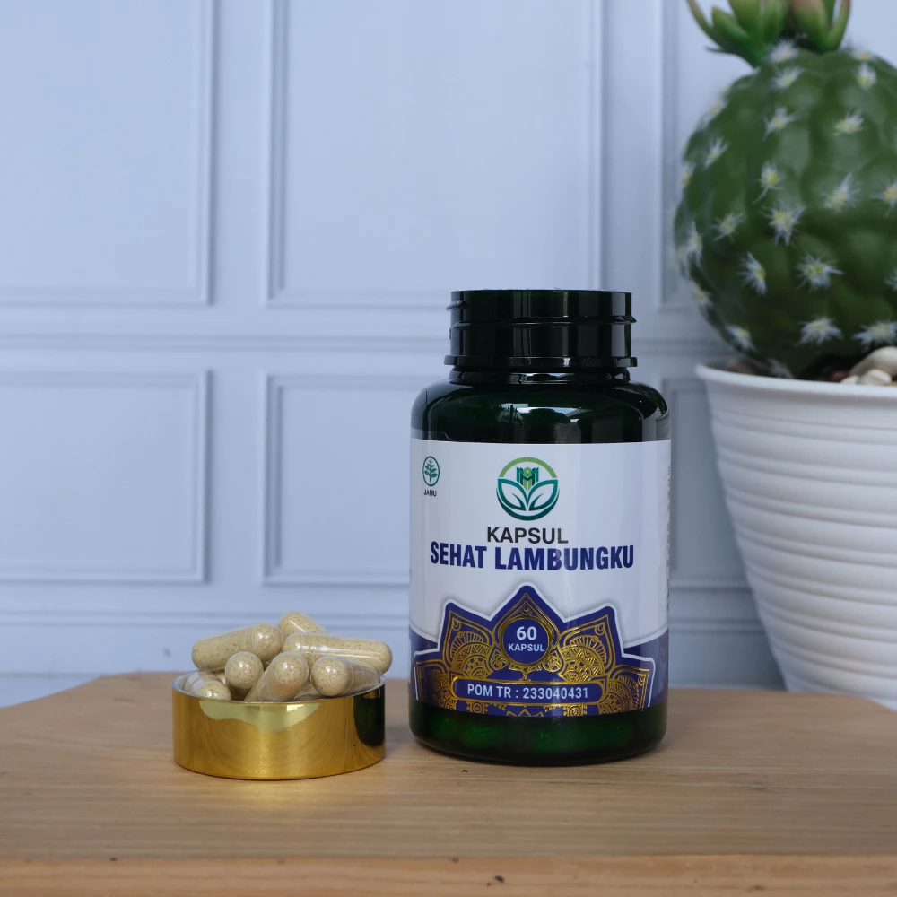 Kapsul Sehat Lambungku Asli 100% original Obat Herbal Asam Lambung Maag GERD Tukak Lambung Perih Mual Perut Kembung dan Mulas 5