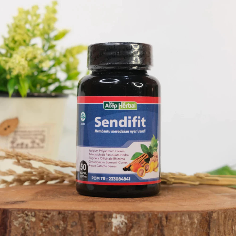 Sendifit Asli 100% Herbal Original Obat Asam Urat Rematik Nyeri Sendi Sakit Lutut Syaraf Saraf Kejepit Sakit Pinggang Punggung Kebas 5