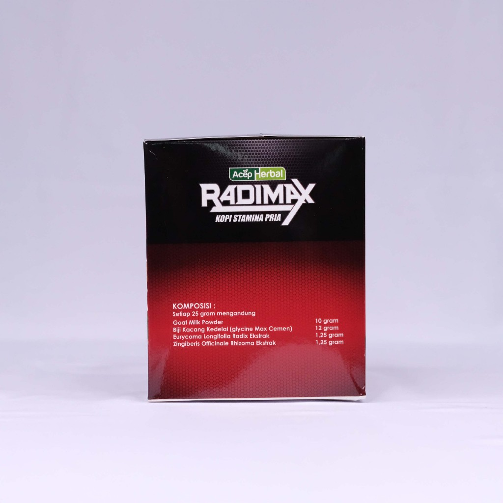 Kopi Radimax Minuman Instan Stamina Herbal Tahan Lama 1 box 10 sachet kopi kuat ranjang 6
