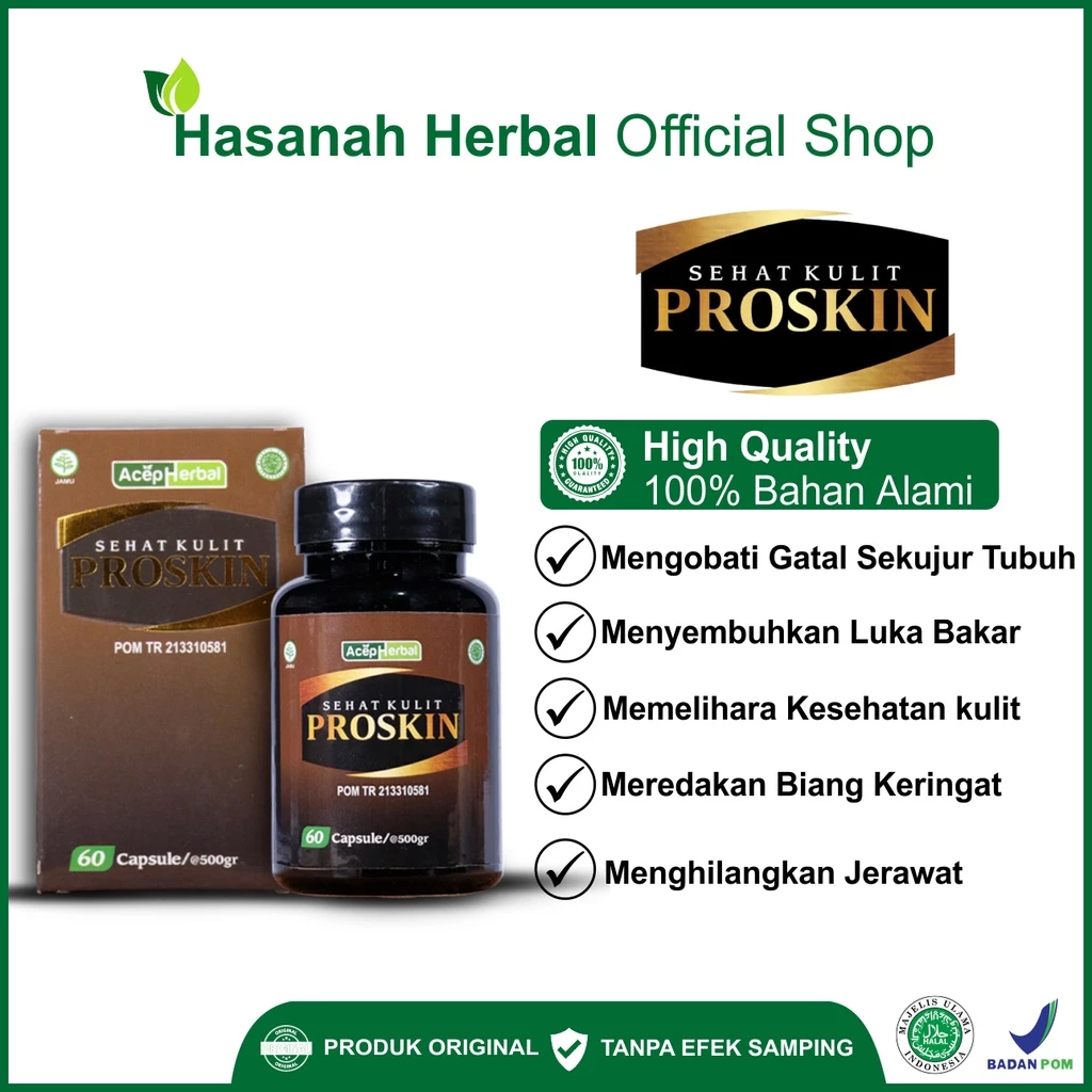 Sehat Kulit Proskin Obat Gatal Gatal Gatel Kulit Seluruh Badan Selangkangan Eksim Panu Scabies Manusia Kurap dan Jamur