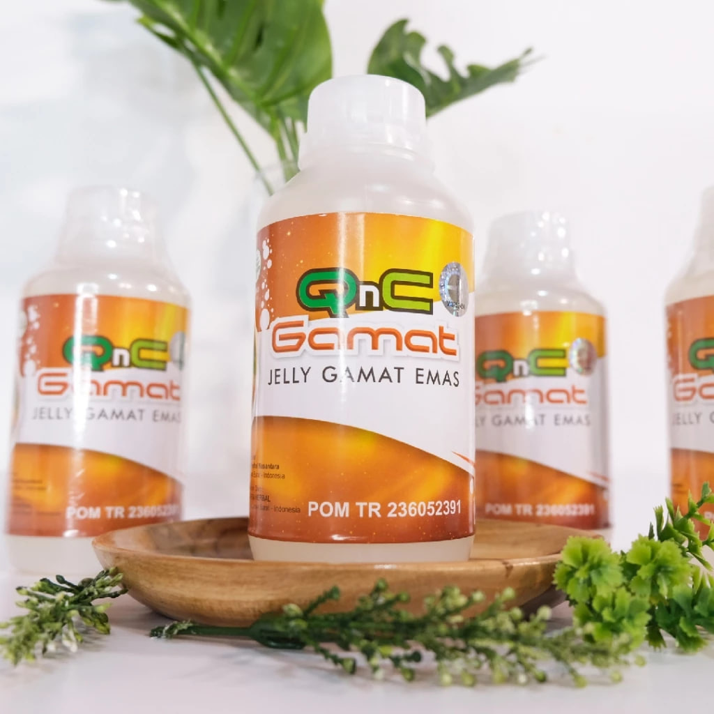 QnC Jelly Gamat Emas Asli 100% Original Obat Herbal Hernia Varikokel Turun Berok Kolesterol Asam Urat Rematik Darah Tinggi Hipertensi Diabetes Batuk Sesak Nafas Asma Nyeri Sendi Asam Lambung Maag Batu Ginjal Gatal Scabies Miom Kista Liver 4
